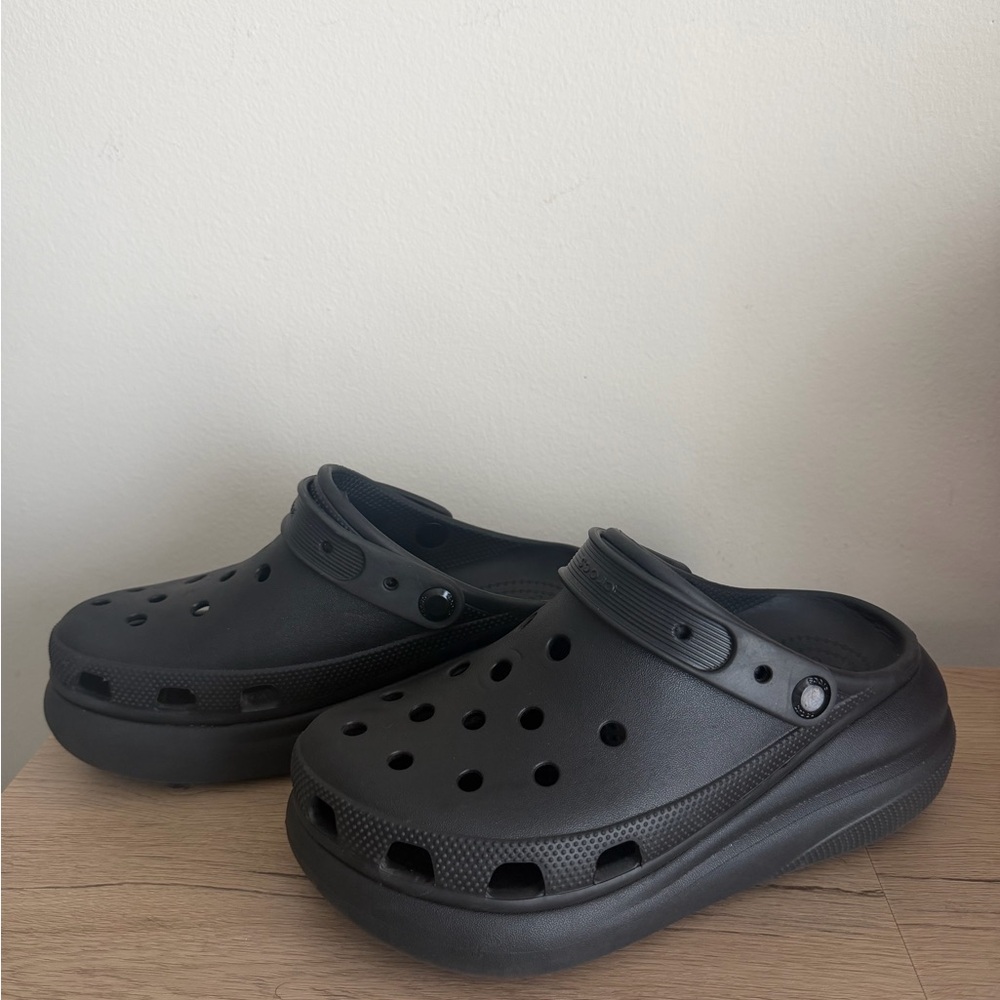 Women's  Black Comfort Crocs